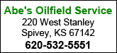 Abe's Oilfield Service, LLC Sponsorship Banner